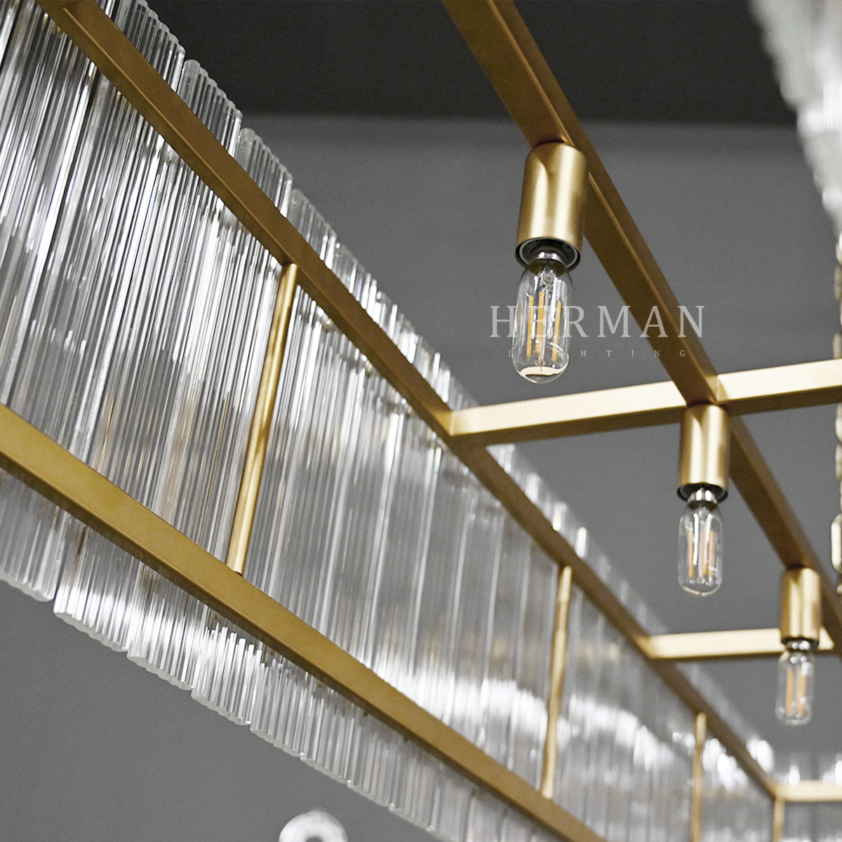 San Marco Rectangle Chandelier 54"