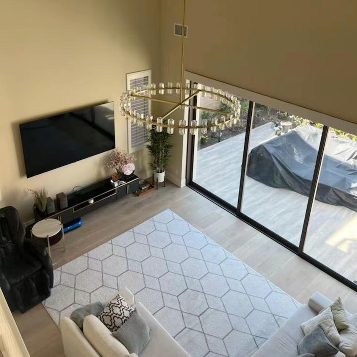 Arcachon led Round Chandelier 60"