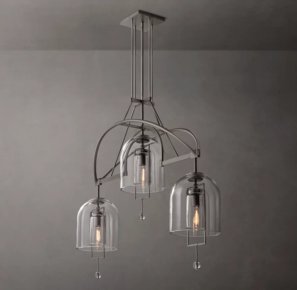 Fulcrum Round Chandelier 60"