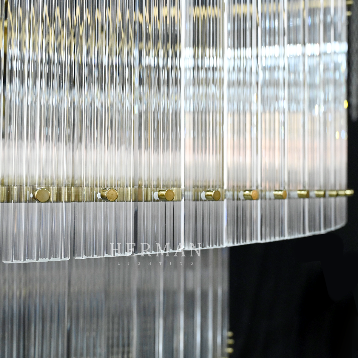 San Marco 2-Tier Round Chandelier 60"