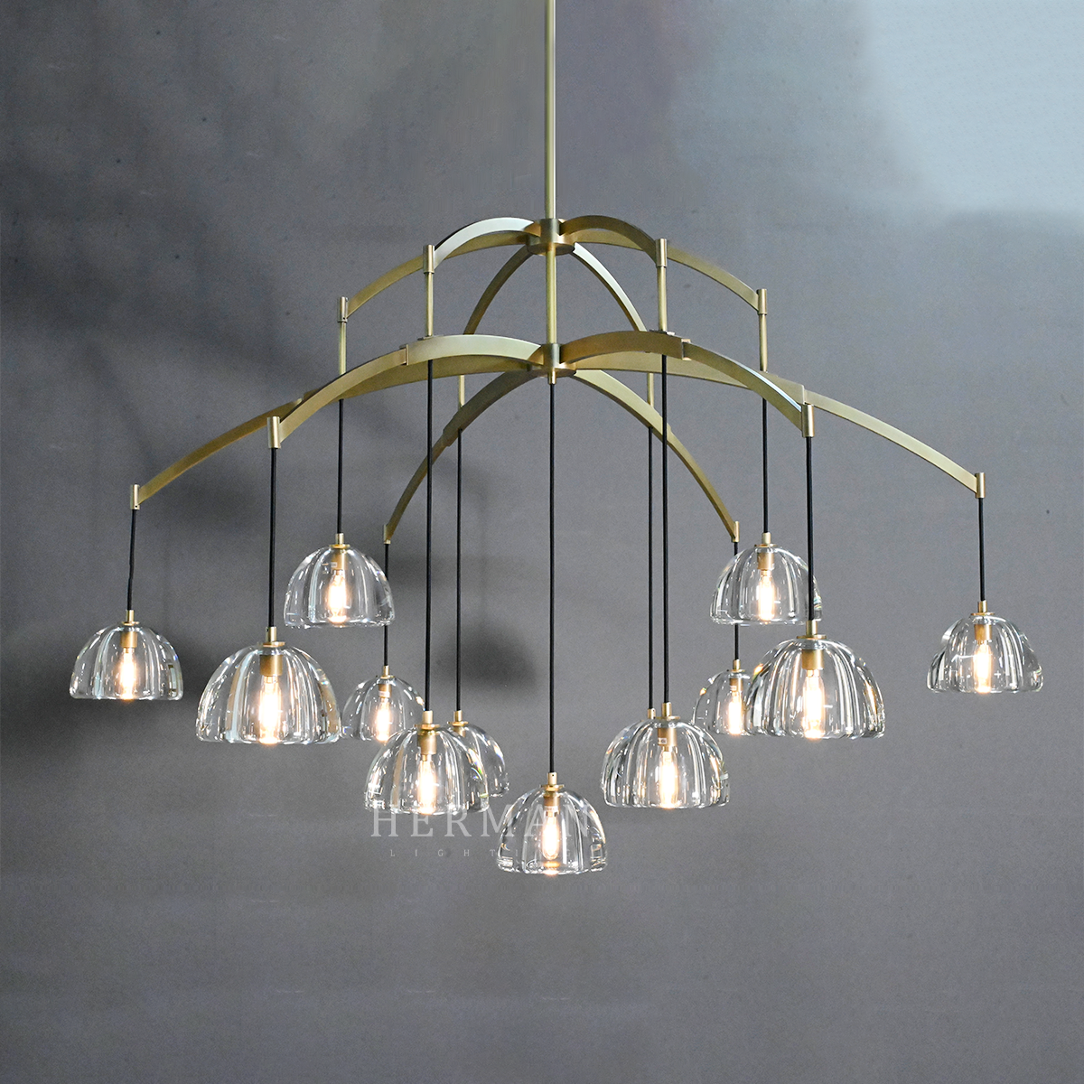 Hemisphere Round Chandelier 60''