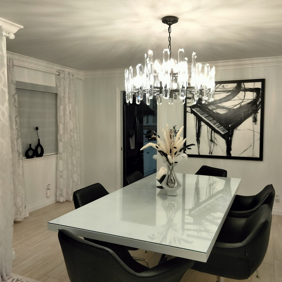 Bronnington Crystal Round Chandelier 24"