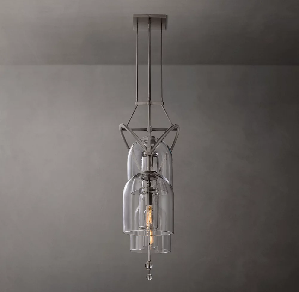 Fulcrum Round Chandelier 60"