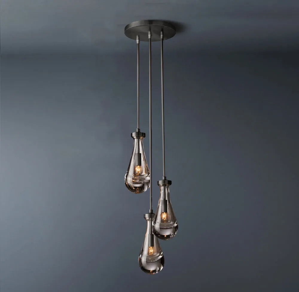 Raindrop Round Chandelier 3 LIGHTS