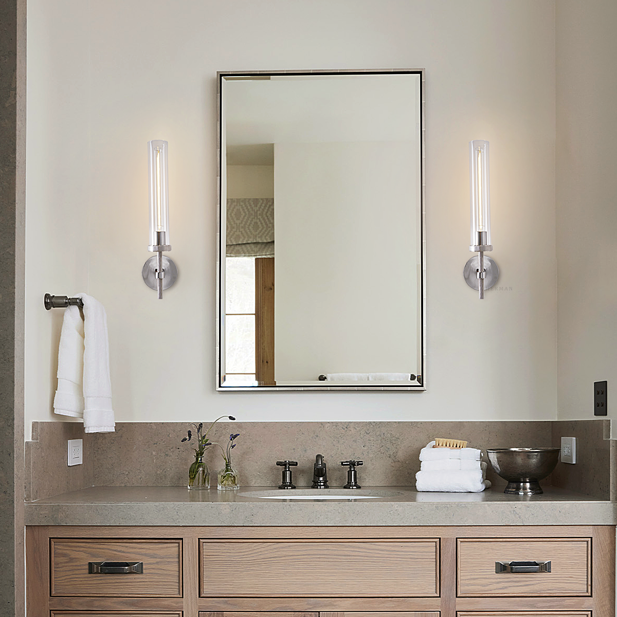 Lambert Hexagonal Grand Wall Sconce 19¼"H