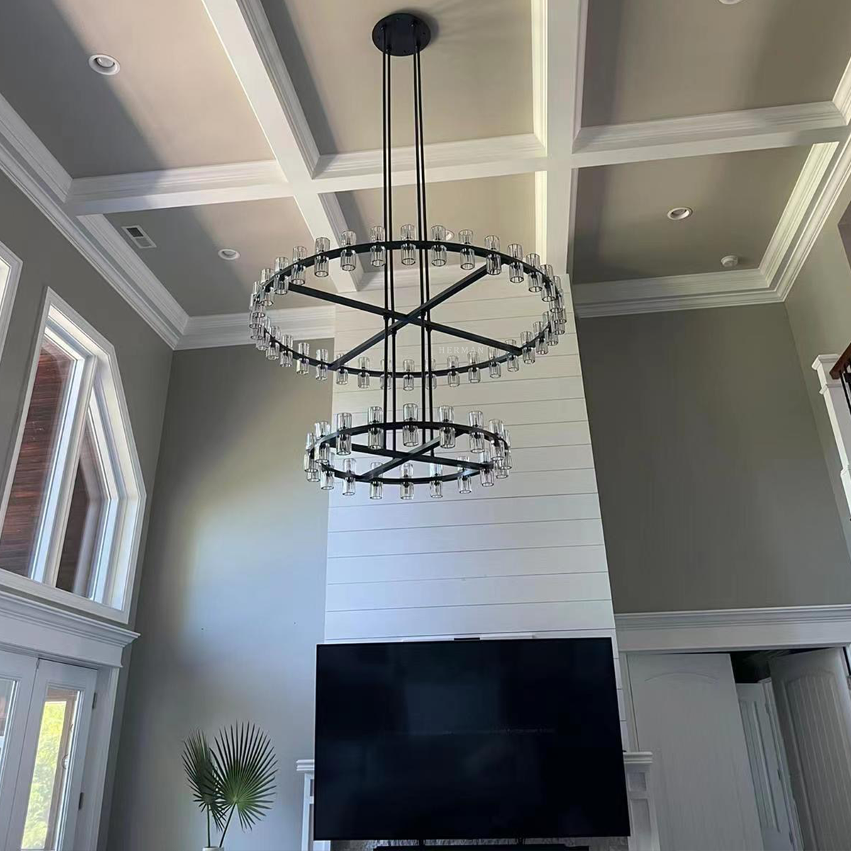 Arcachon led Tier Round Chandelier 60"