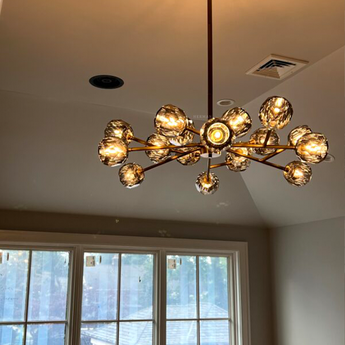 Boule Cristal Round Chandelier 36"