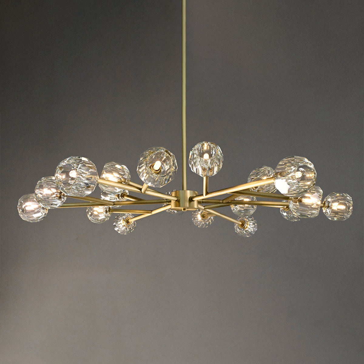 Boule Cristal Round Chandelier 60"