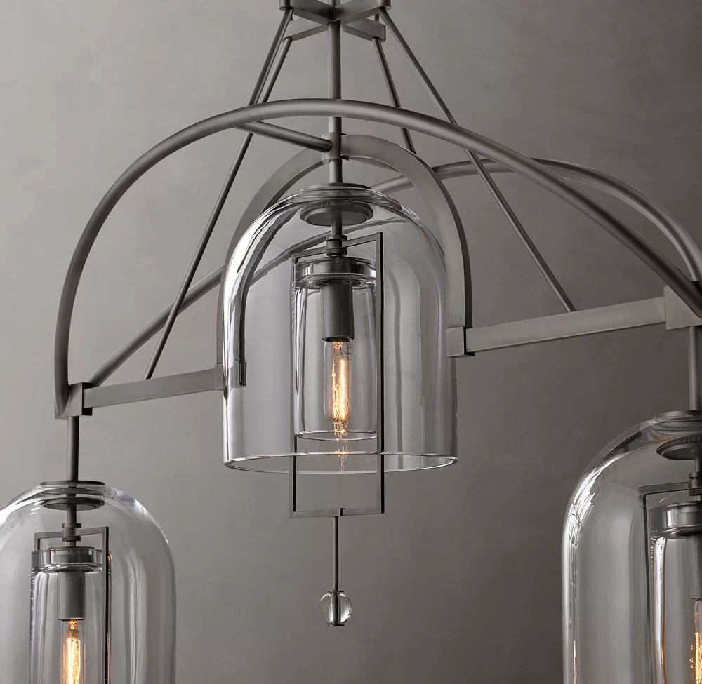 Fulcrum Round Chandelier 60"