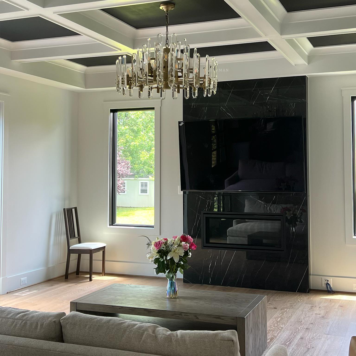 Bronnington Crystal Round Chandelier 24"