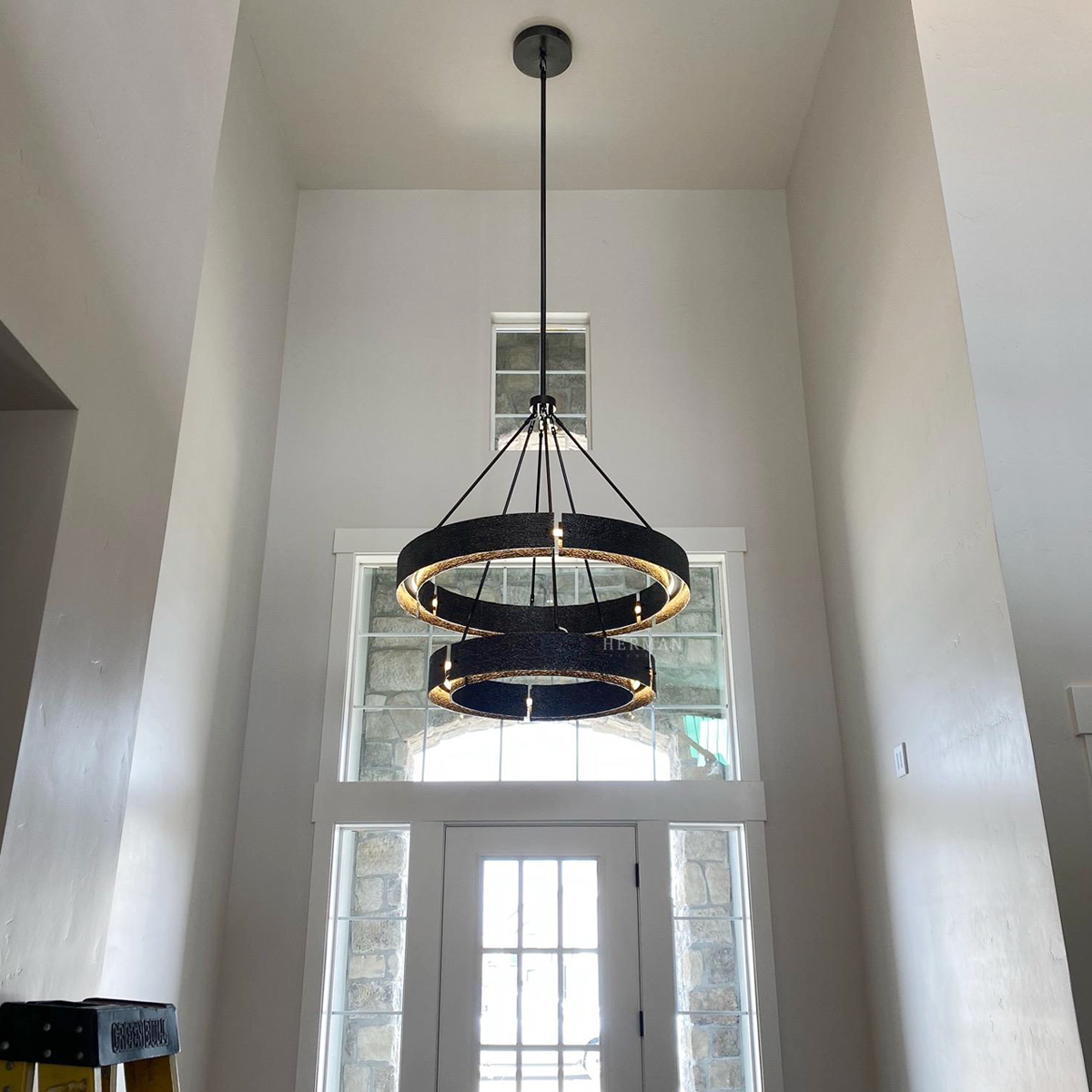 Vouvant Two-Tier Round Chandelier 60"