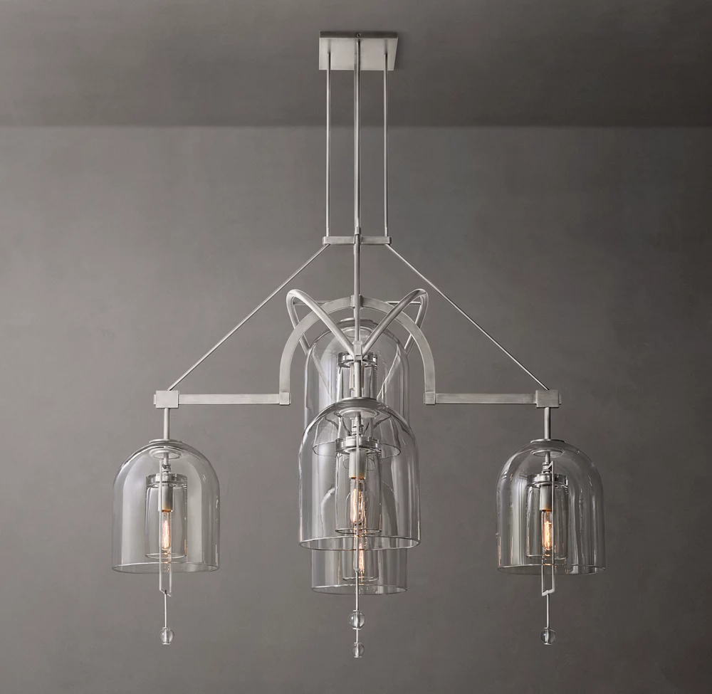 Fulcrum Round Chandelier 60"