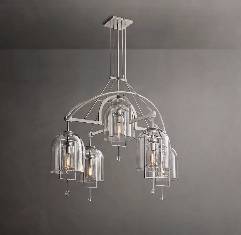 Fulcrum Round Chandelier 60"