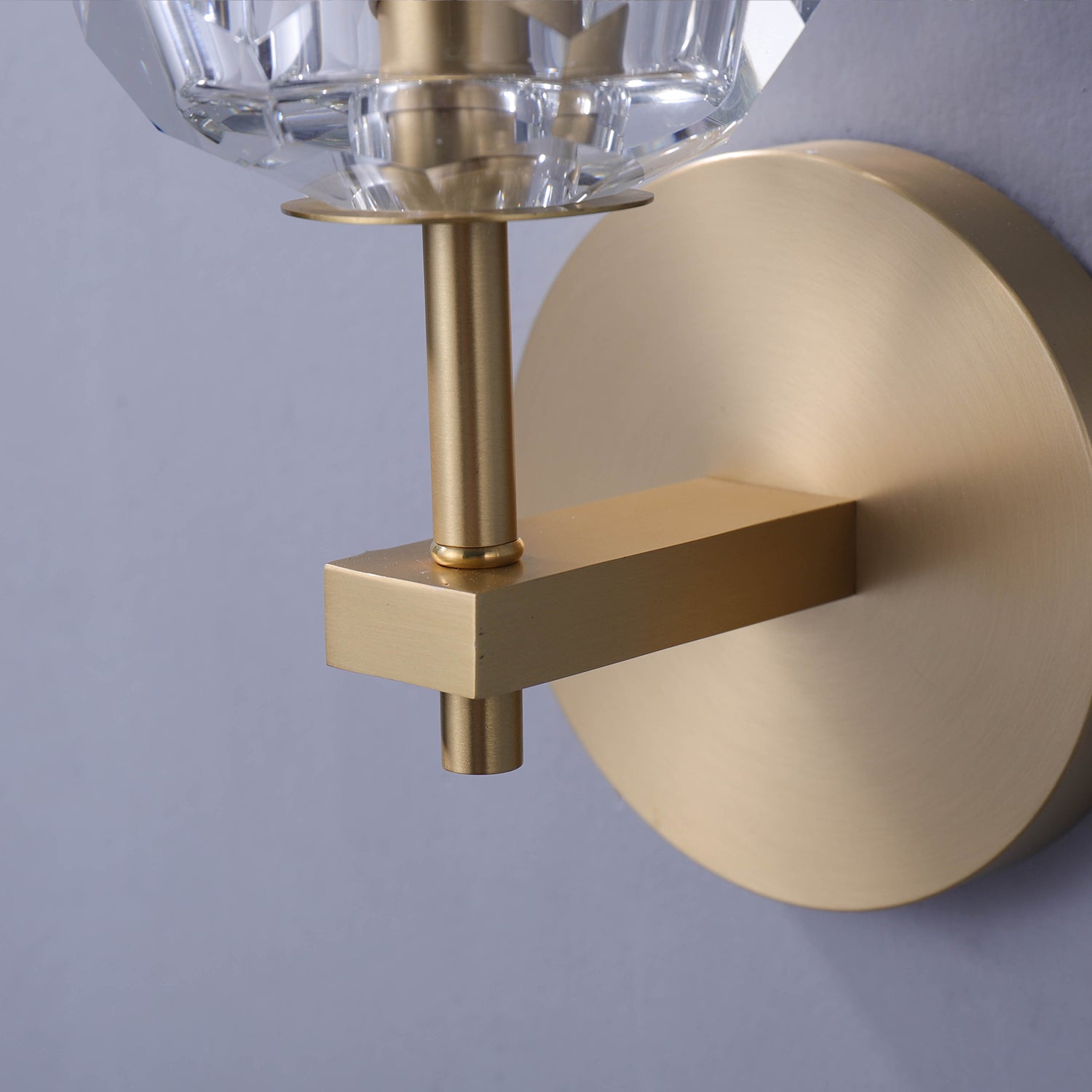 Boule De Cristal Clear Glass Sconce