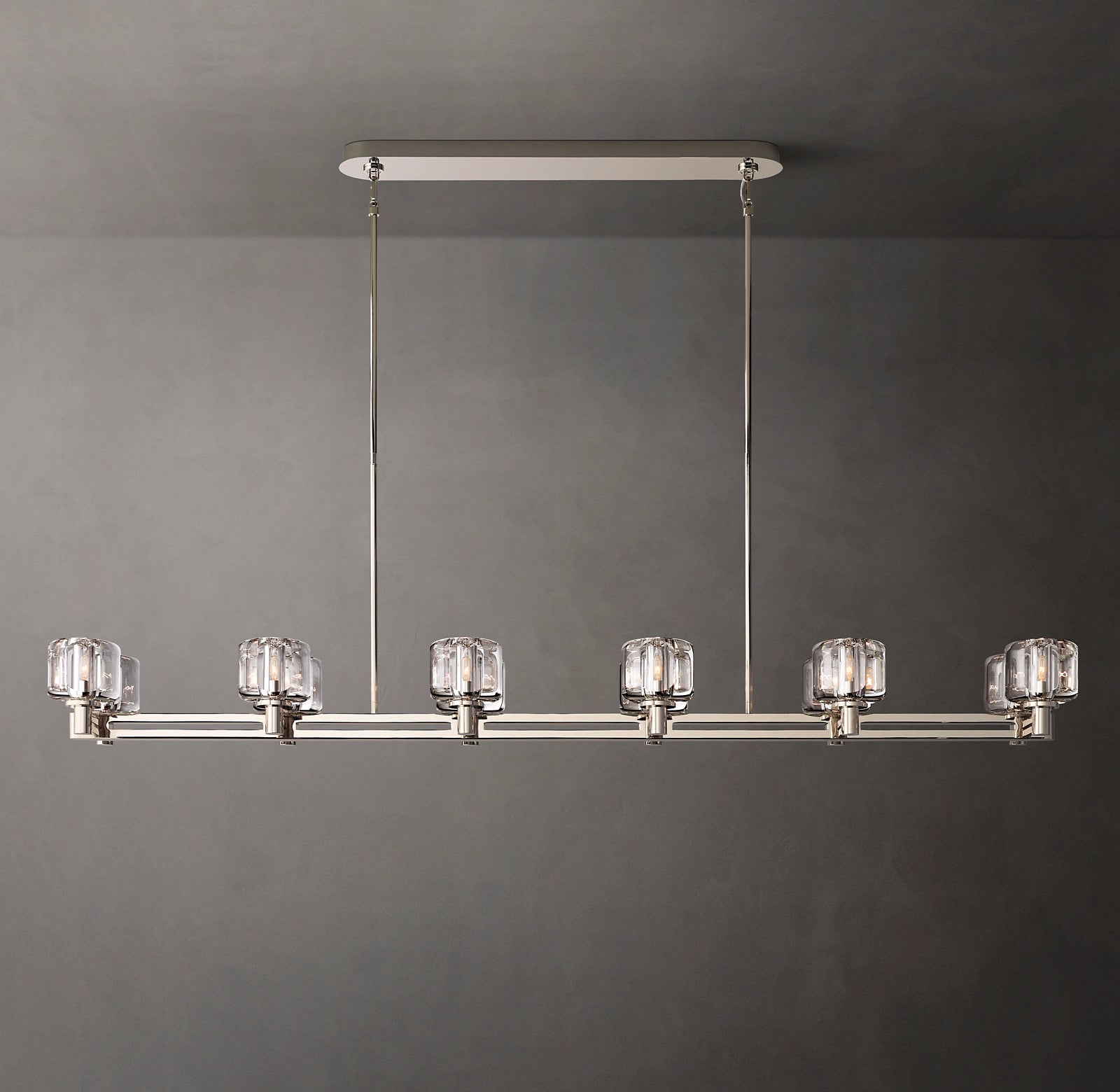 Demaret Double Linear Chandelier 72''
