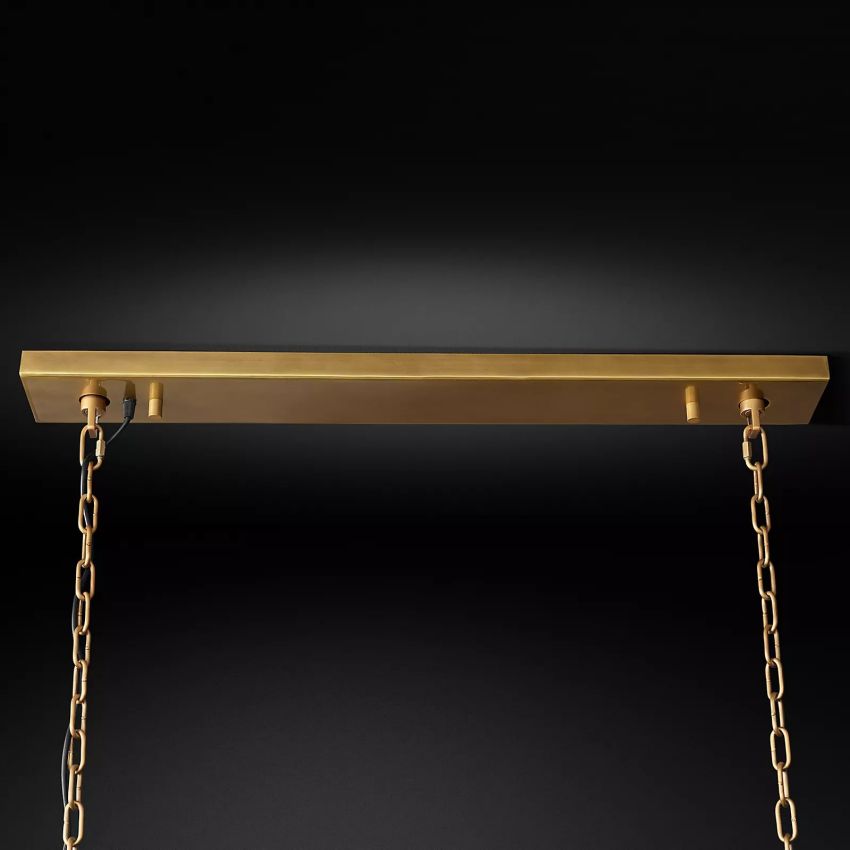 Cascad Rectangular Chandelier 54"