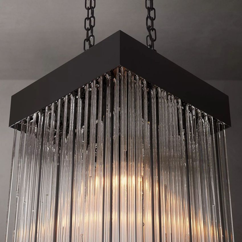 Cascad Square Chandelier 20"