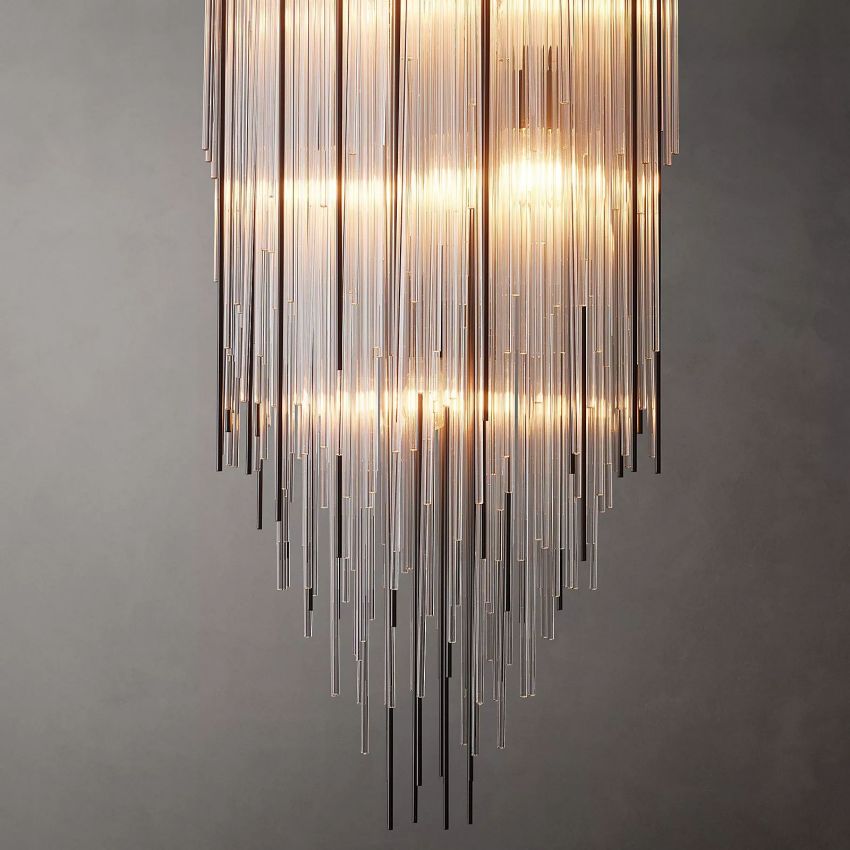 Cascad Square Chandelier 20"