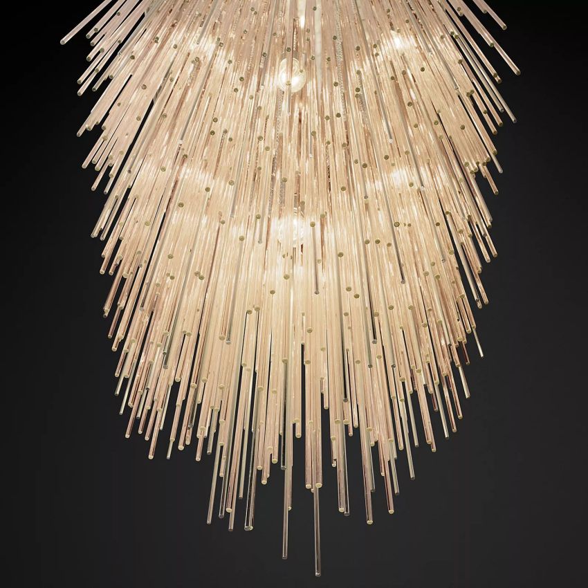 Cascad Square Chandelier 30"
