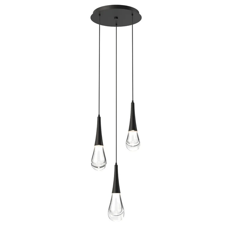 Rain 3-Light Pendant For Bathroom Bedroom Kitchen Island