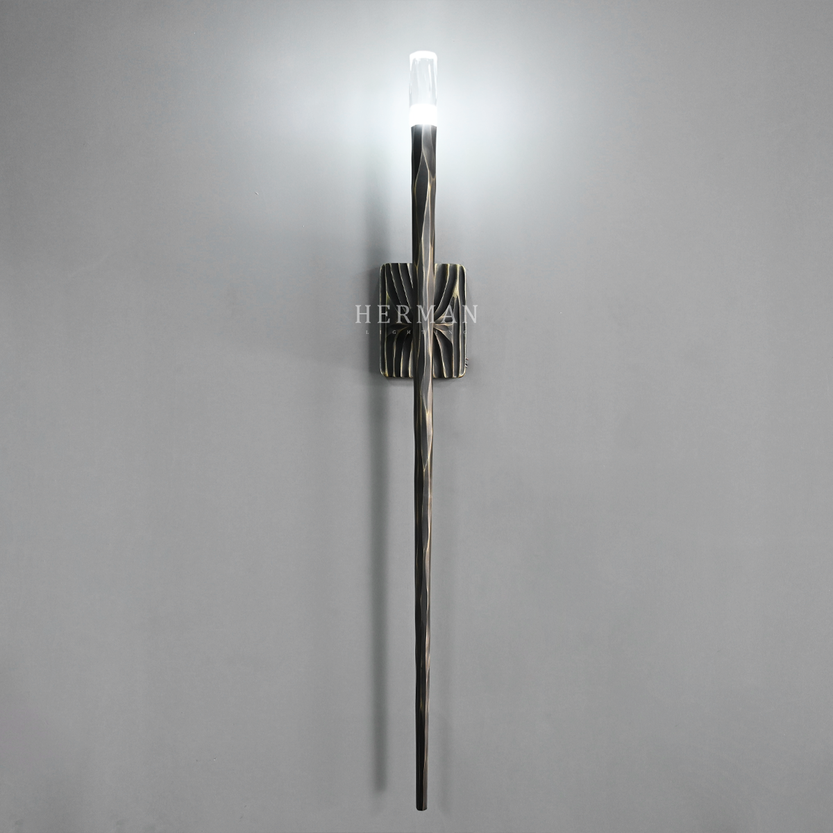 Thaddeus Forged Grand Sconce 36"H