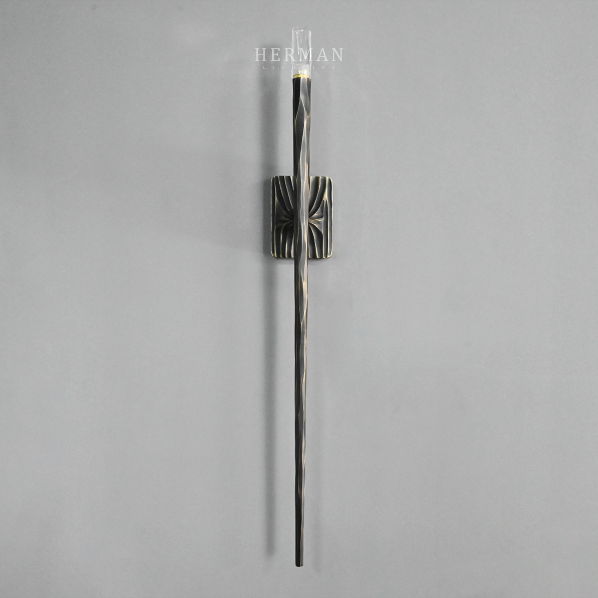 Thaddeus Forged Grand Sconce 36"H