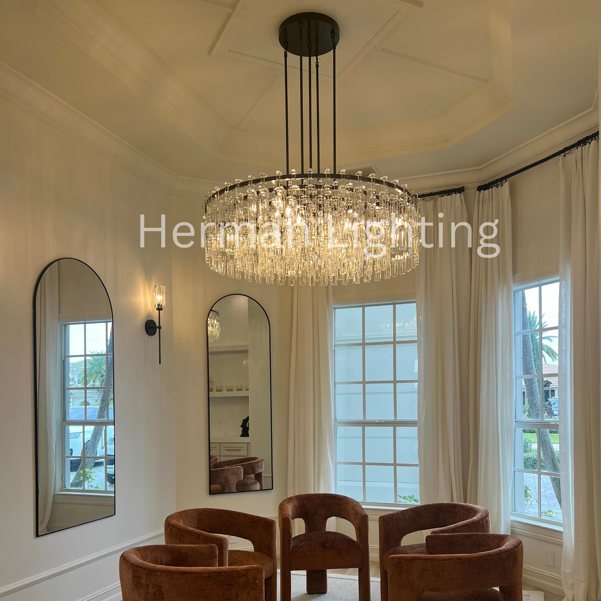 Marignan Round Chandelier 48"