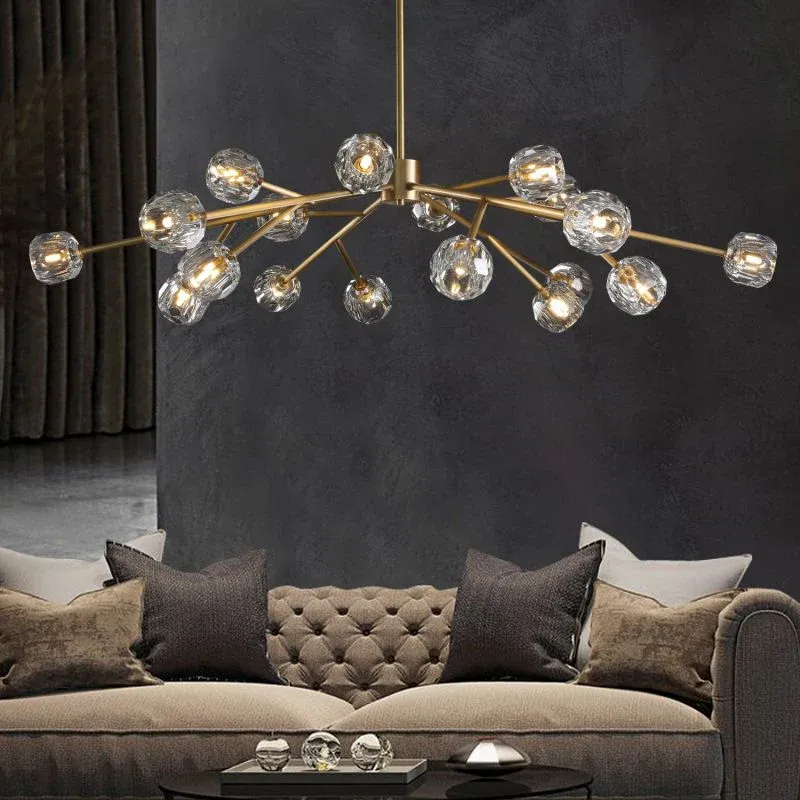 Boule Crystal Round Chandelier 72"