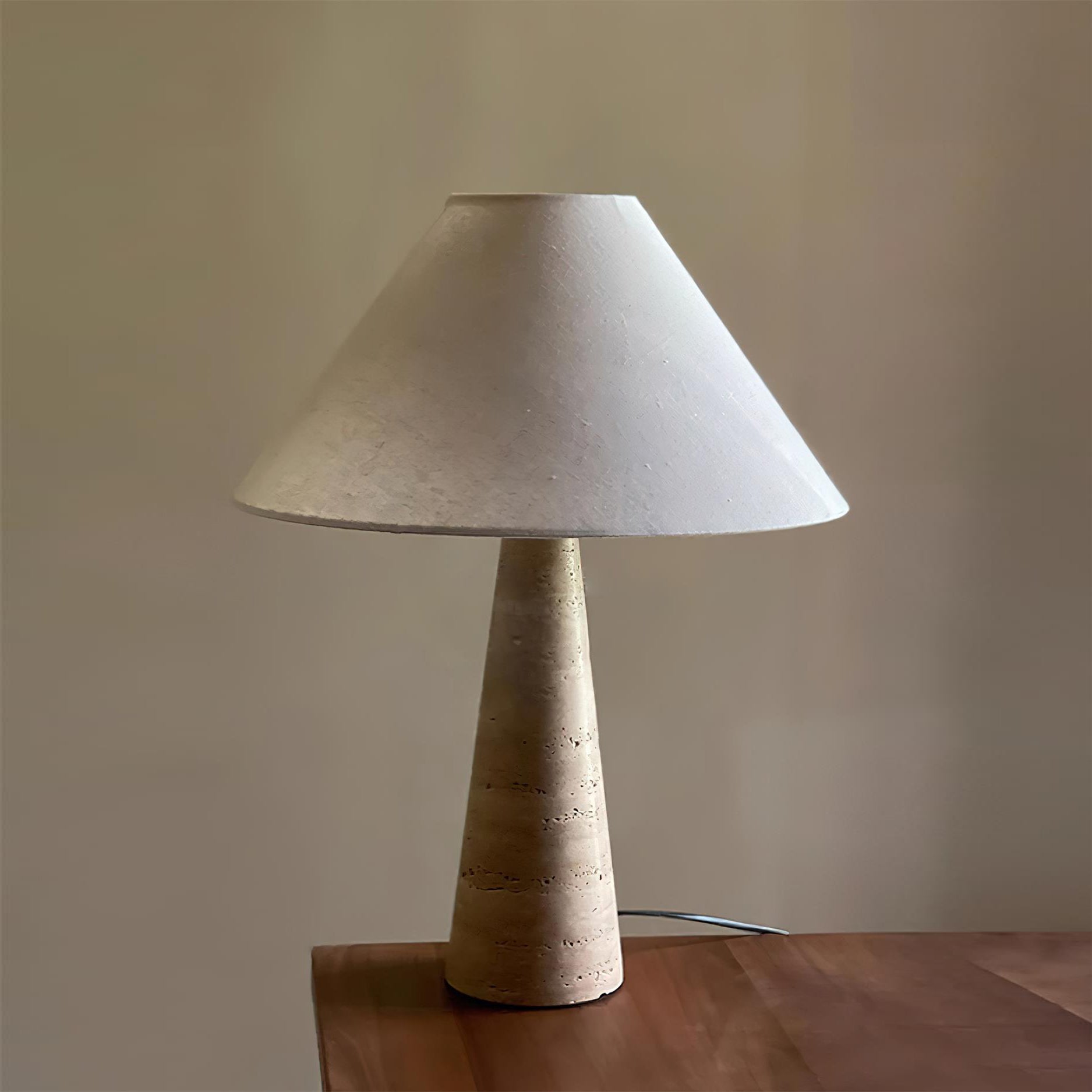 Lulu Travertine Table Lamp