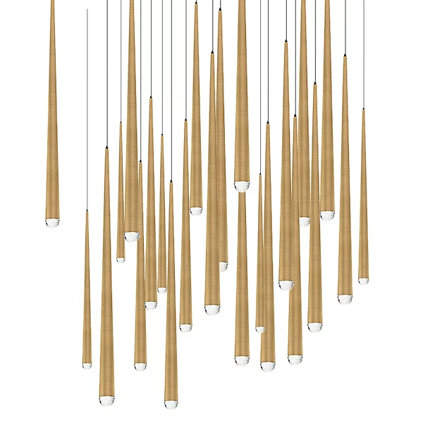 Cascade Square Multi-Light LED Pendant