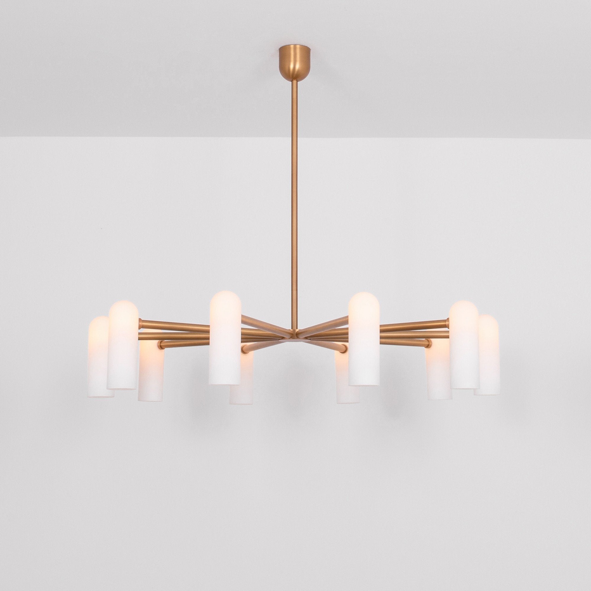 Odyssey Round Modern Brass Chandelier [S/M/L] - Schwung
