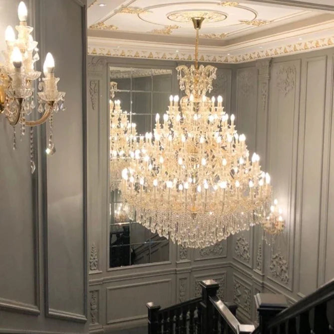 Laura Multi-tiered Extra Large Candle Chandelier