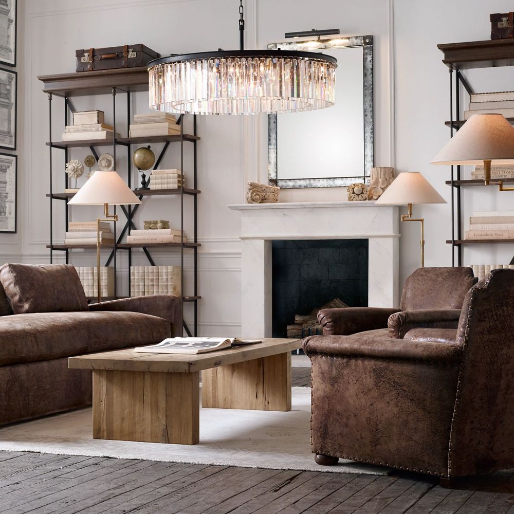 Odeon Round Chandelier 43"