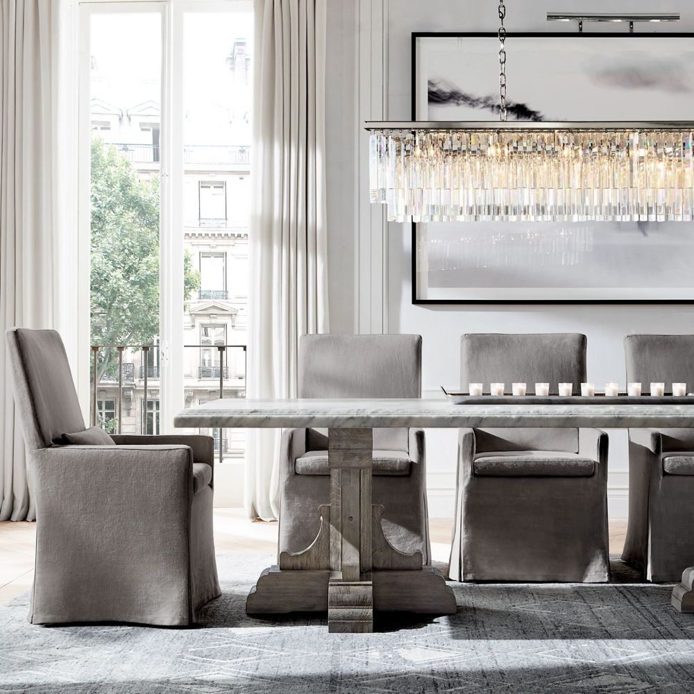 Odeon Tiered Rectangle Chandelier 72"