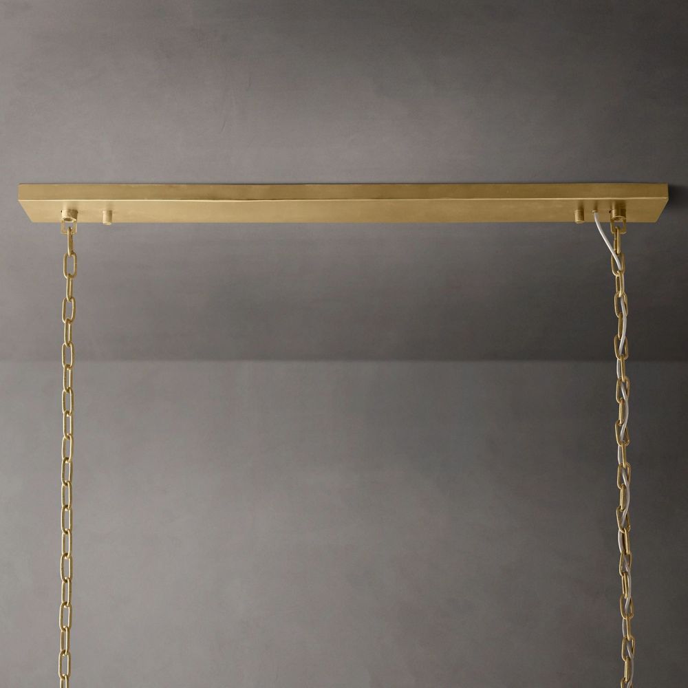 Odeon Tiered Rectangle Chandelier 72"