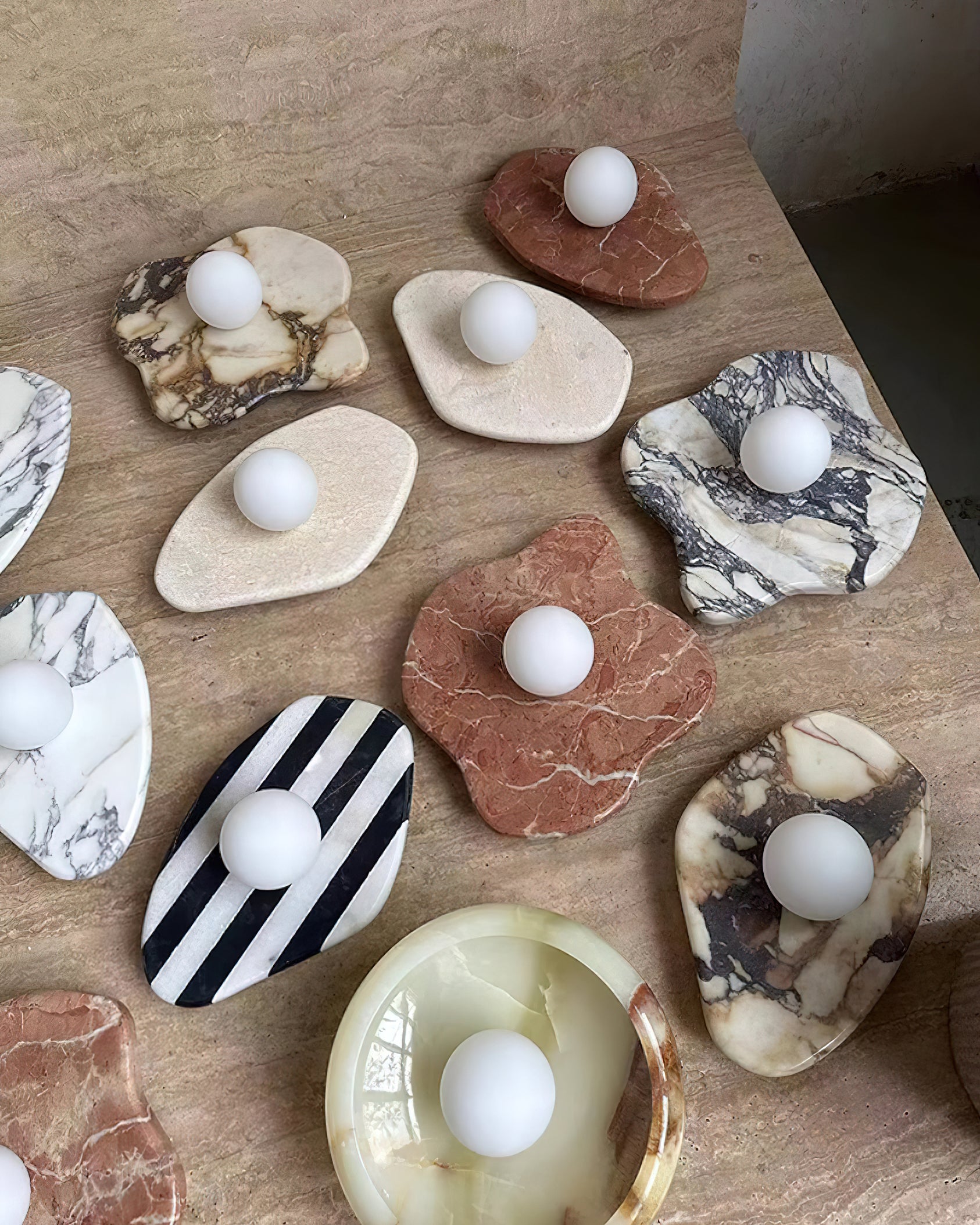 Texture Marble Sconce