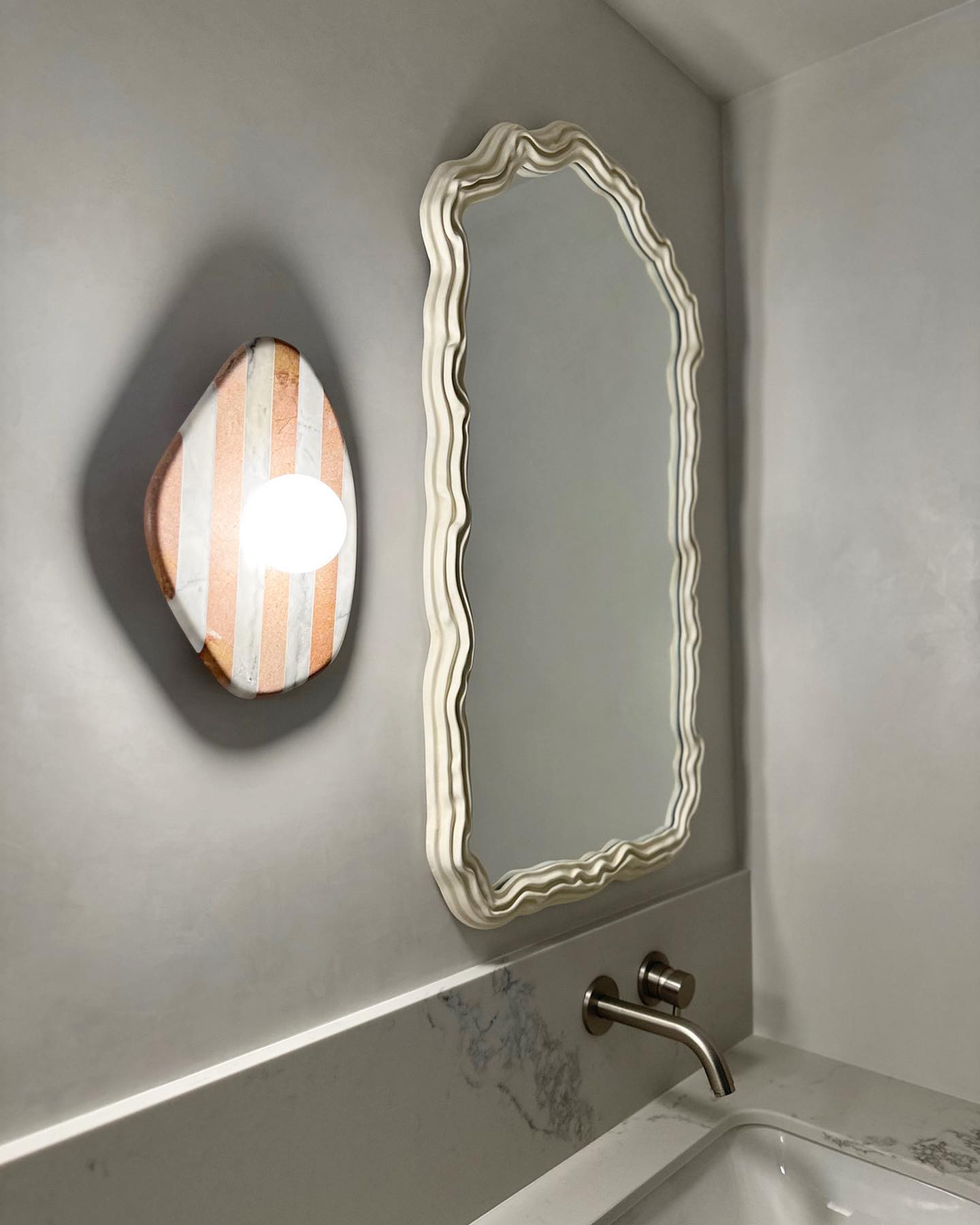 Texture Marble Sconce