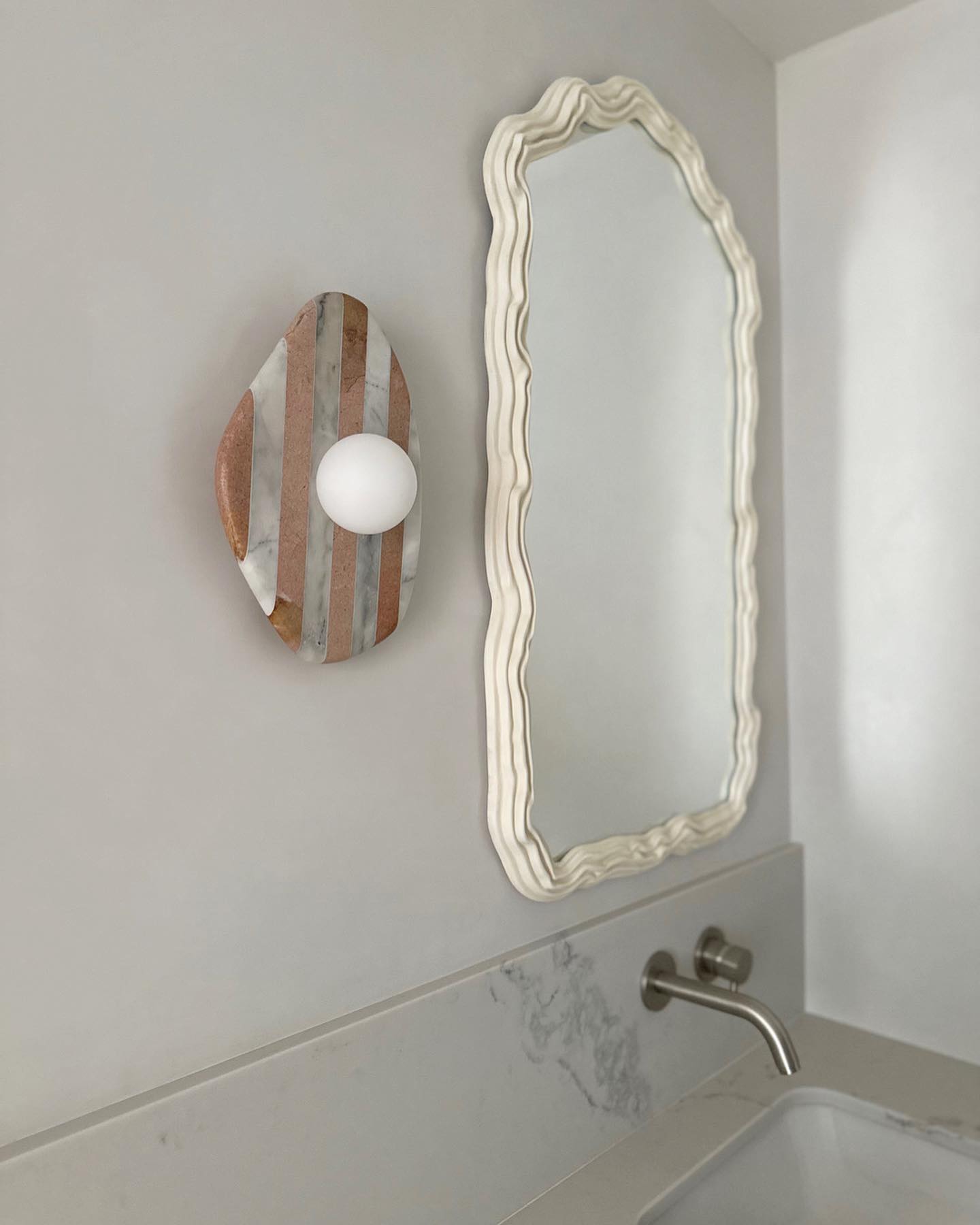 Texture Marble Sconce