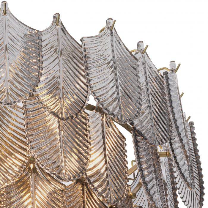 Verbier Modern Glass Chandelier [S/L] - [Brass] 