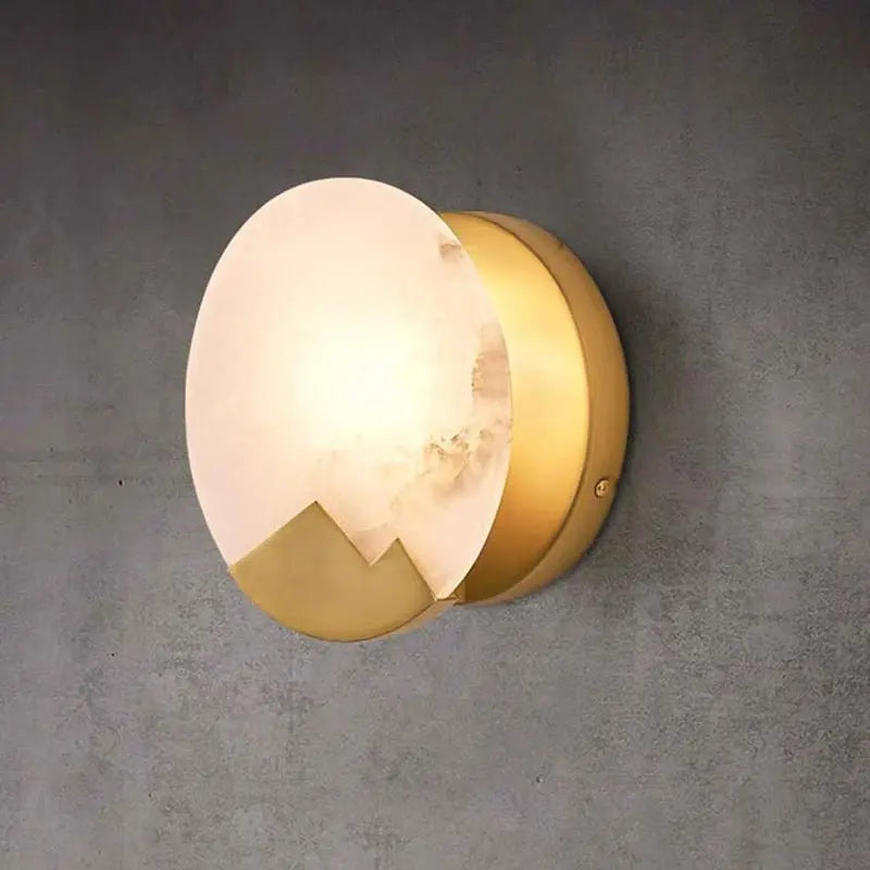 Alabaster Wall Sconces Lighting For Living Room