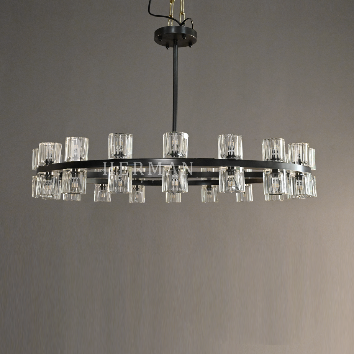 Arcachon led Round Chandelier 36"
