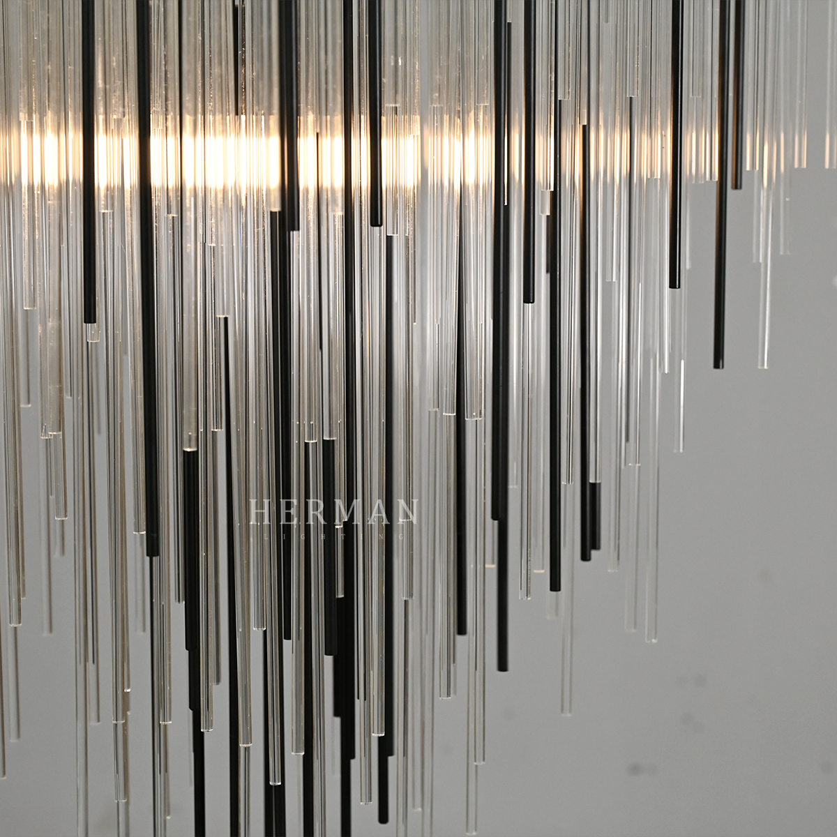 Cascad Square Chandelier 30"