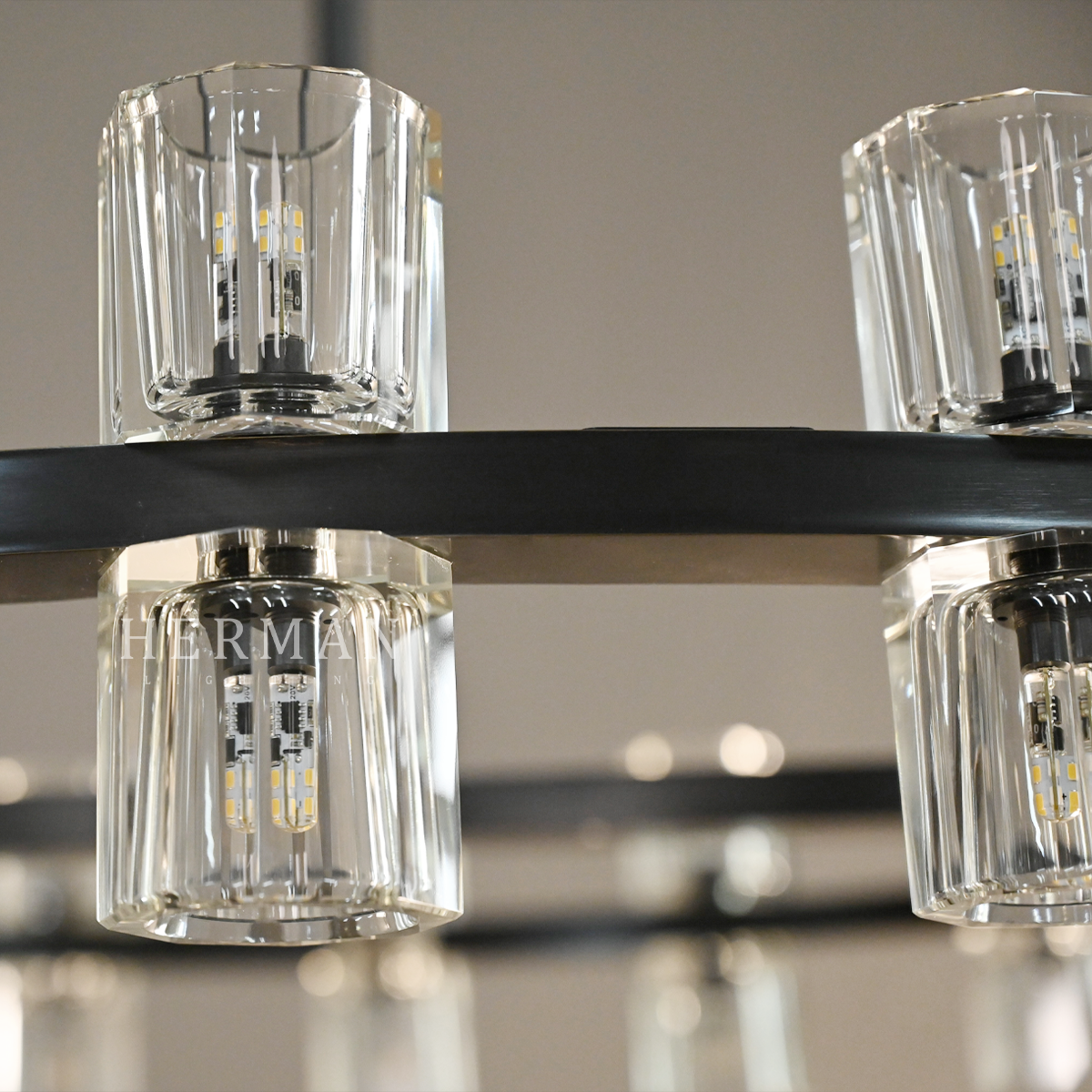 Arcachon led Round Chandelier 36"