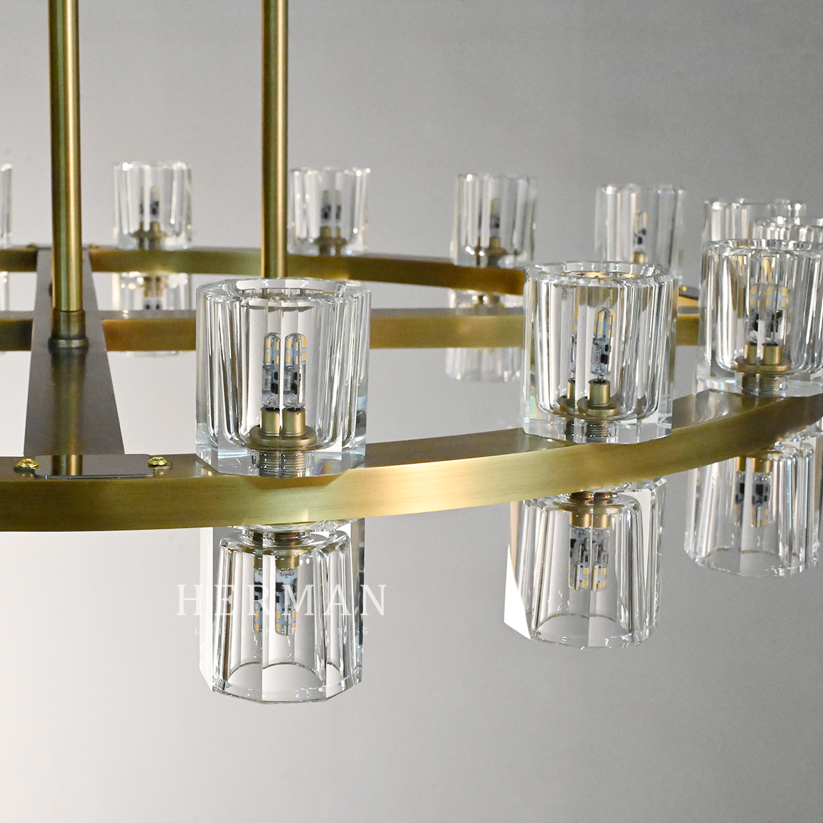 Arcachon led Tier Round Chandelier 60"