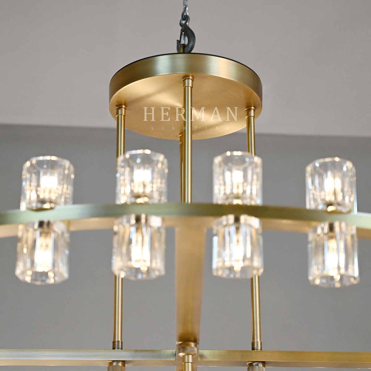 Arcachon led Round Chandelier 36"