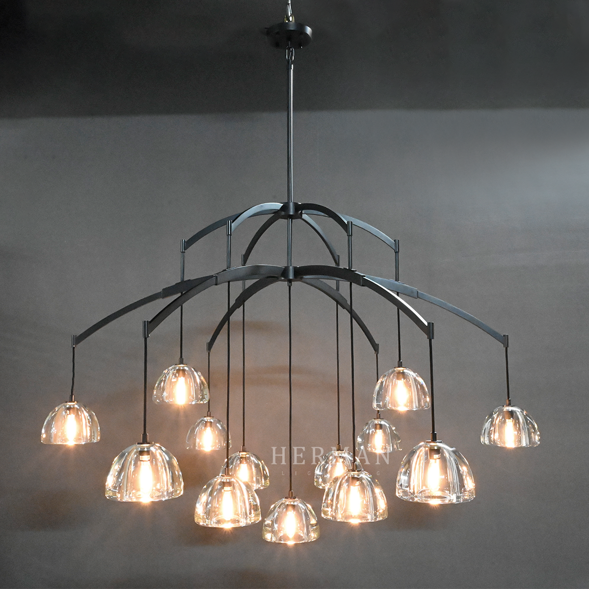 Hemisphere Round Chandelier 60''