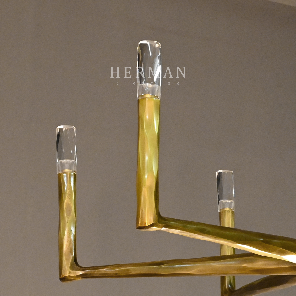 Thaddeus Forged Round Chandelier 36"