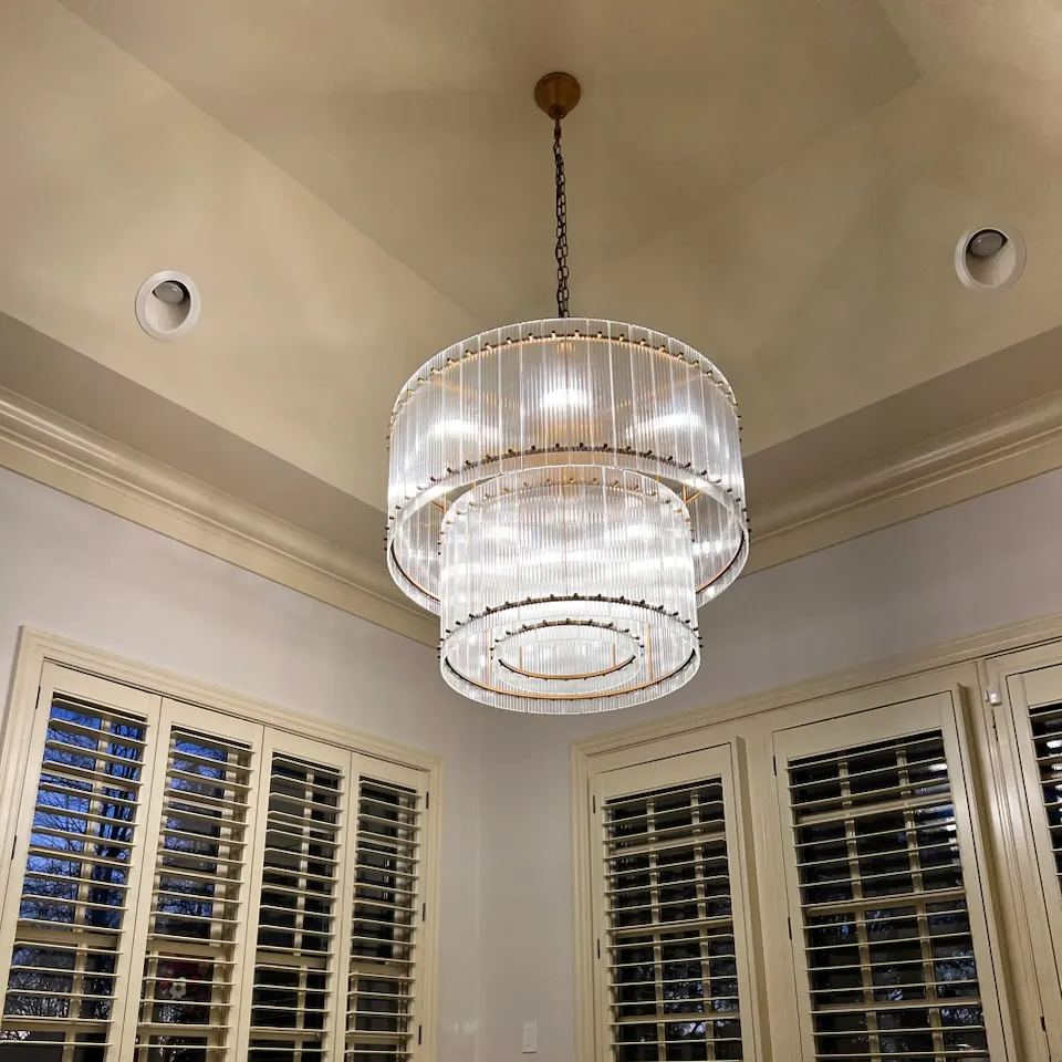 San Marco 2-Tier Round Chandelier 22"