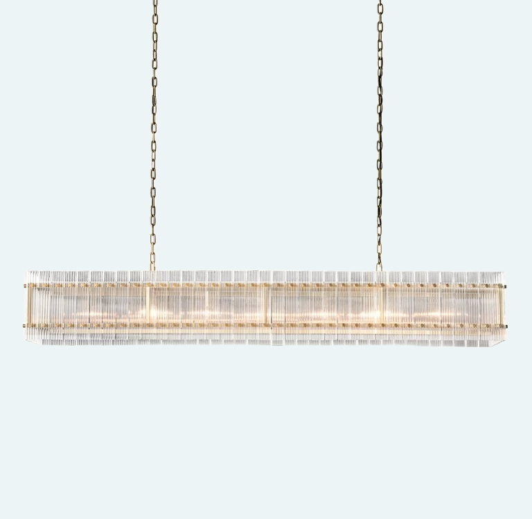 San Marco Rectangle Chandelier 72"