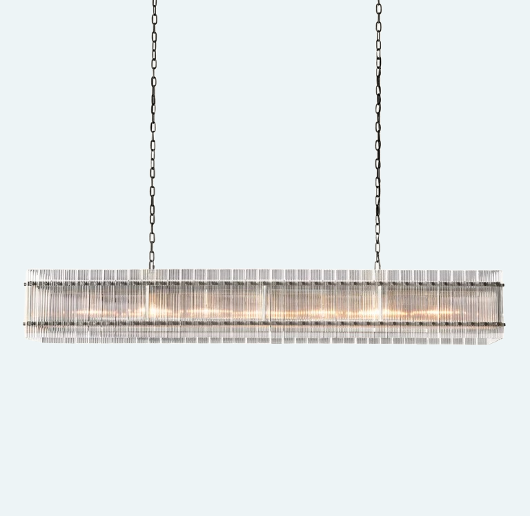 San Marco Rectangle Chandelier 72"
